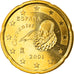 Espagne, 20 Euro Cent, 2001, Madrid, FDC, Laiton, KM:1044