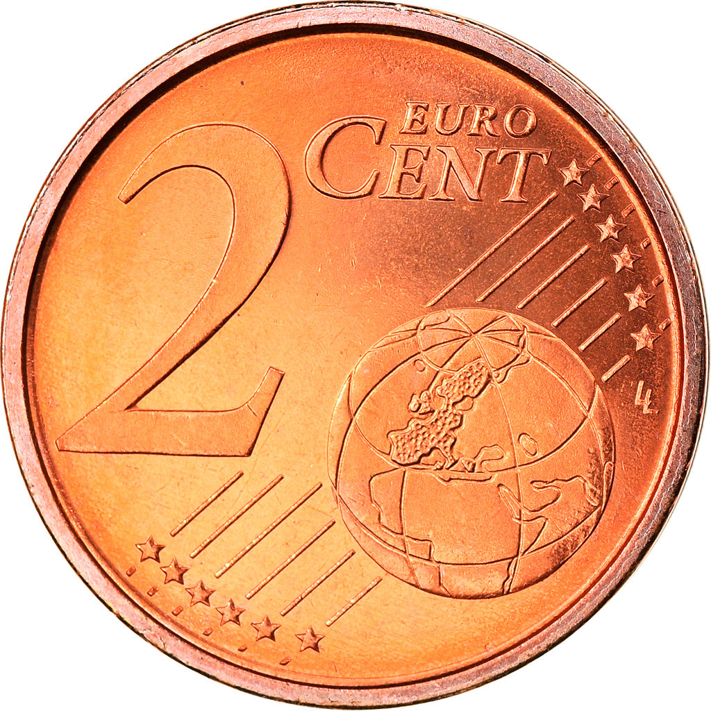 Spain, 2 Euro Cent, 2002, Madrid, MS(65-70), Copper Plated Steel, KM:1041
