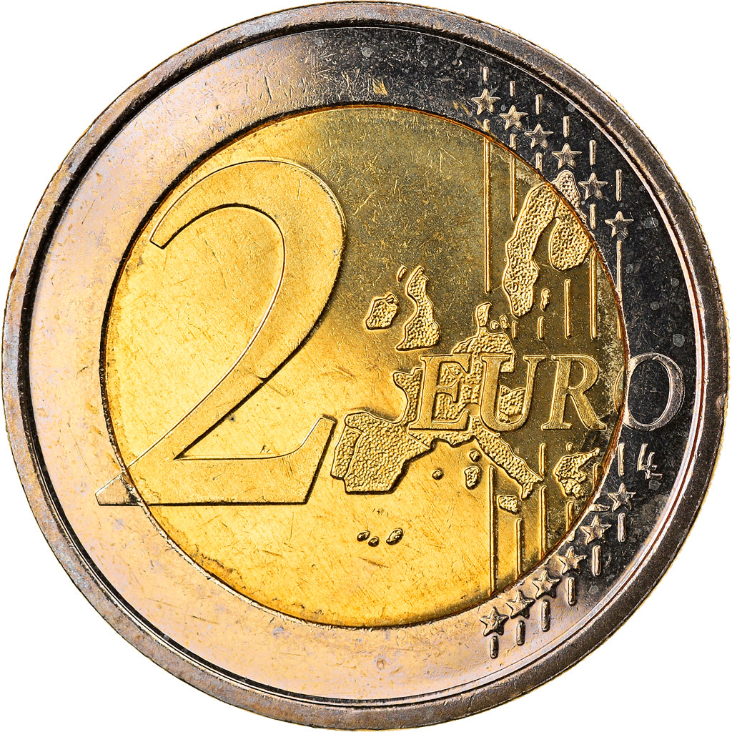Spagna, 2 Euro, 2002, Madrid, FDC, Bi-metallico, KM:1047