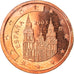 Spanien, 2 Euro Cent, 2003, Madrid, STGL, Copper Plated Steel, KM:1041