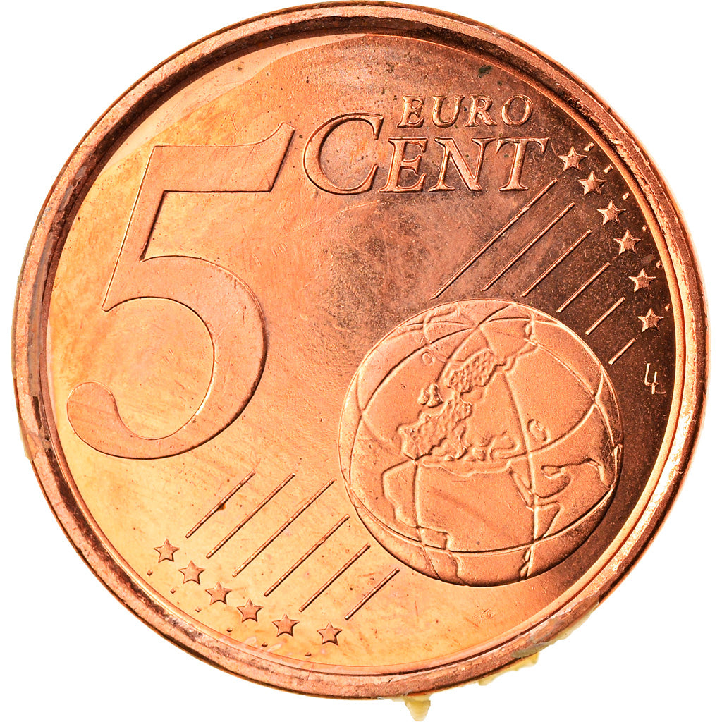Spanien, 5 Euro Cent, 2003, Madrid, STGL, Copper Plated Steel, KM:1042