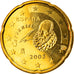 Spagna, 20 Euro Cent, 2003, Madrid, FDC, Ottone, KM:1044