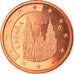 Spanien, 5 Euro Cent, 2004, Madrid, STGL, Copper Plated Steel, KM:1042