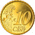 Spain, 10 Euro Cent, 2004, Madrid, MS(65-70), Brass, KM:1043