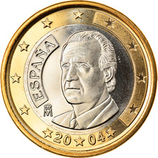 Spain, Euro, 2004, Madrid, MS(65-70), Bi-Metallic, KM:1046