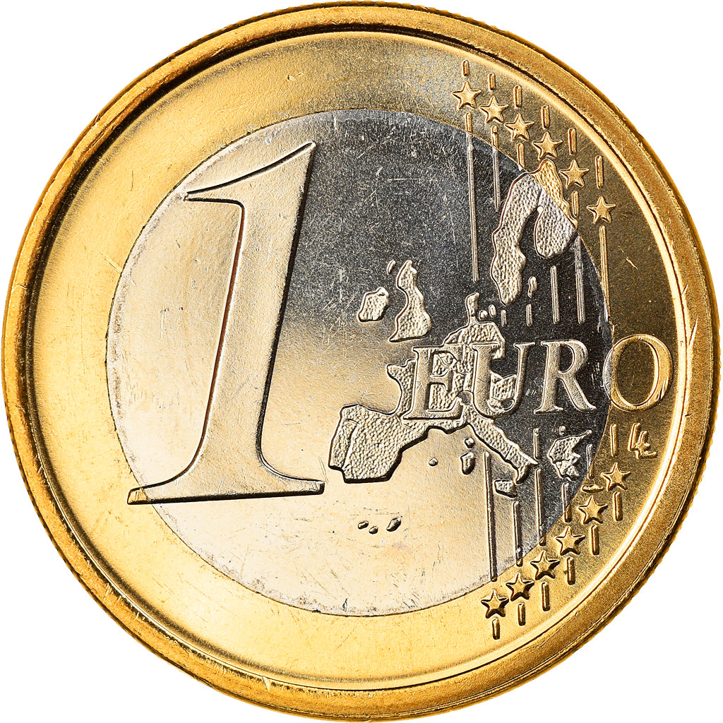 Spain, Euro, 2004, Madrid, MS(65-70), Bi-Metallic, KM:1046