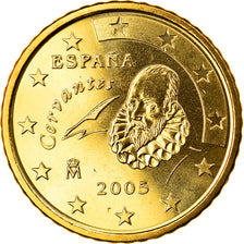 Spain, 50 Euro Cent, 2005, Madrid, MS(65-70), Brass, KM:1045