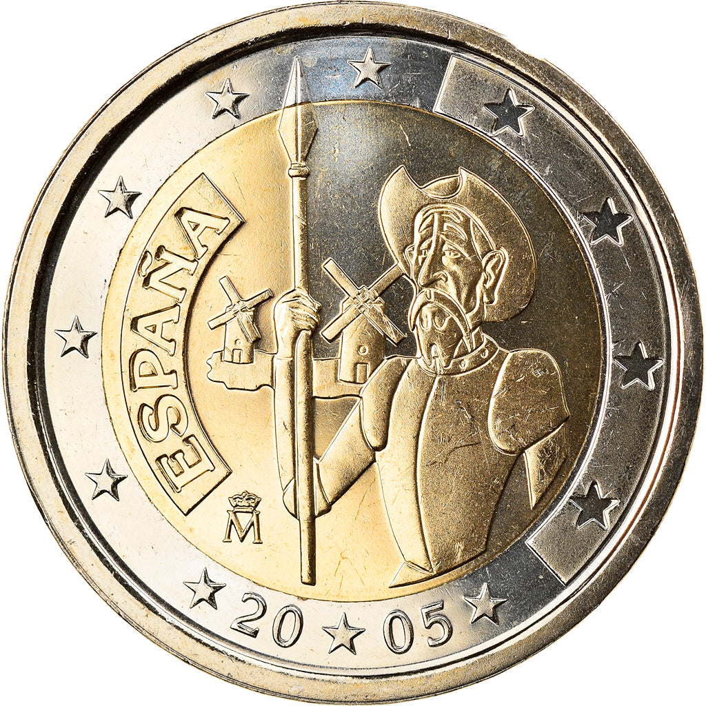 Spain, 2 Euro, 2005, Madrid, MS(65-70), Bi-Metallic, KM:1063