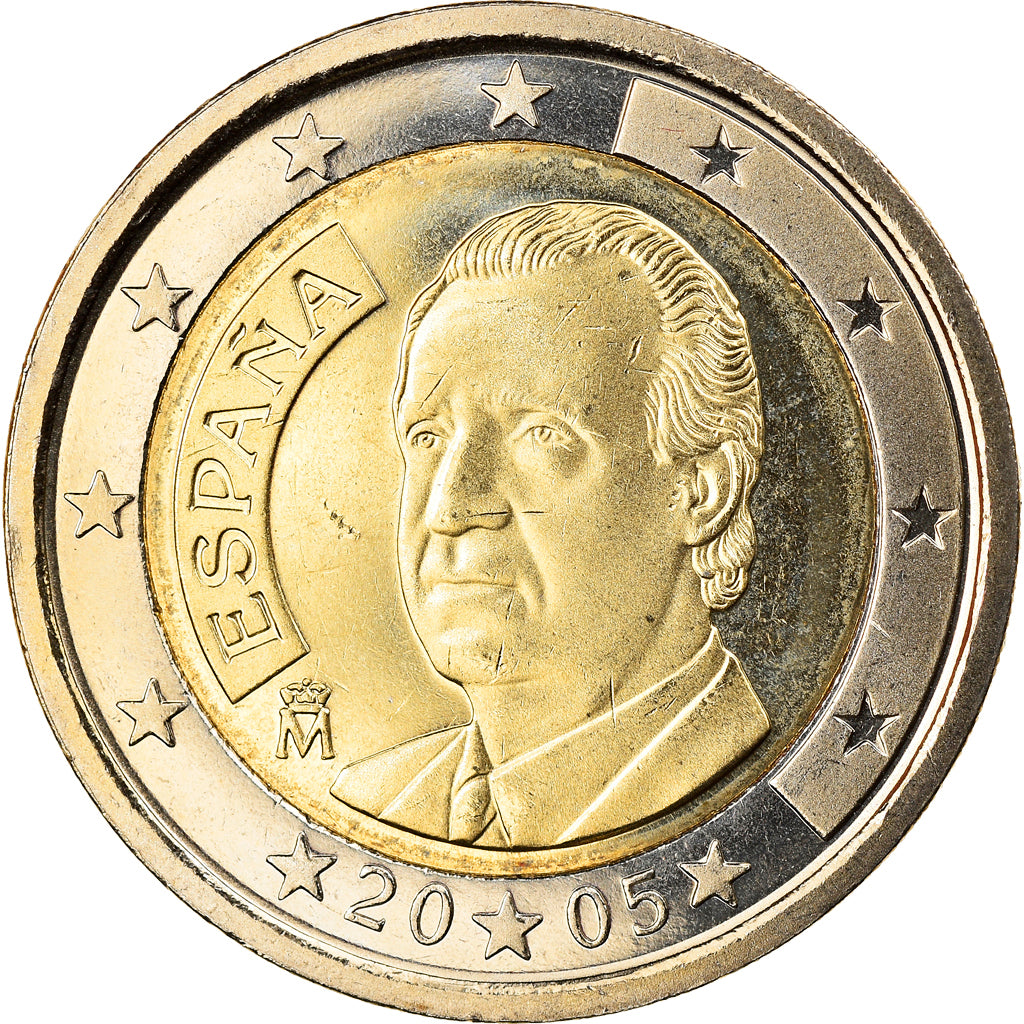 Spain, 2 Euro, 2005, Madrid, MS(65-70), Bi-Metallic, KM:1047