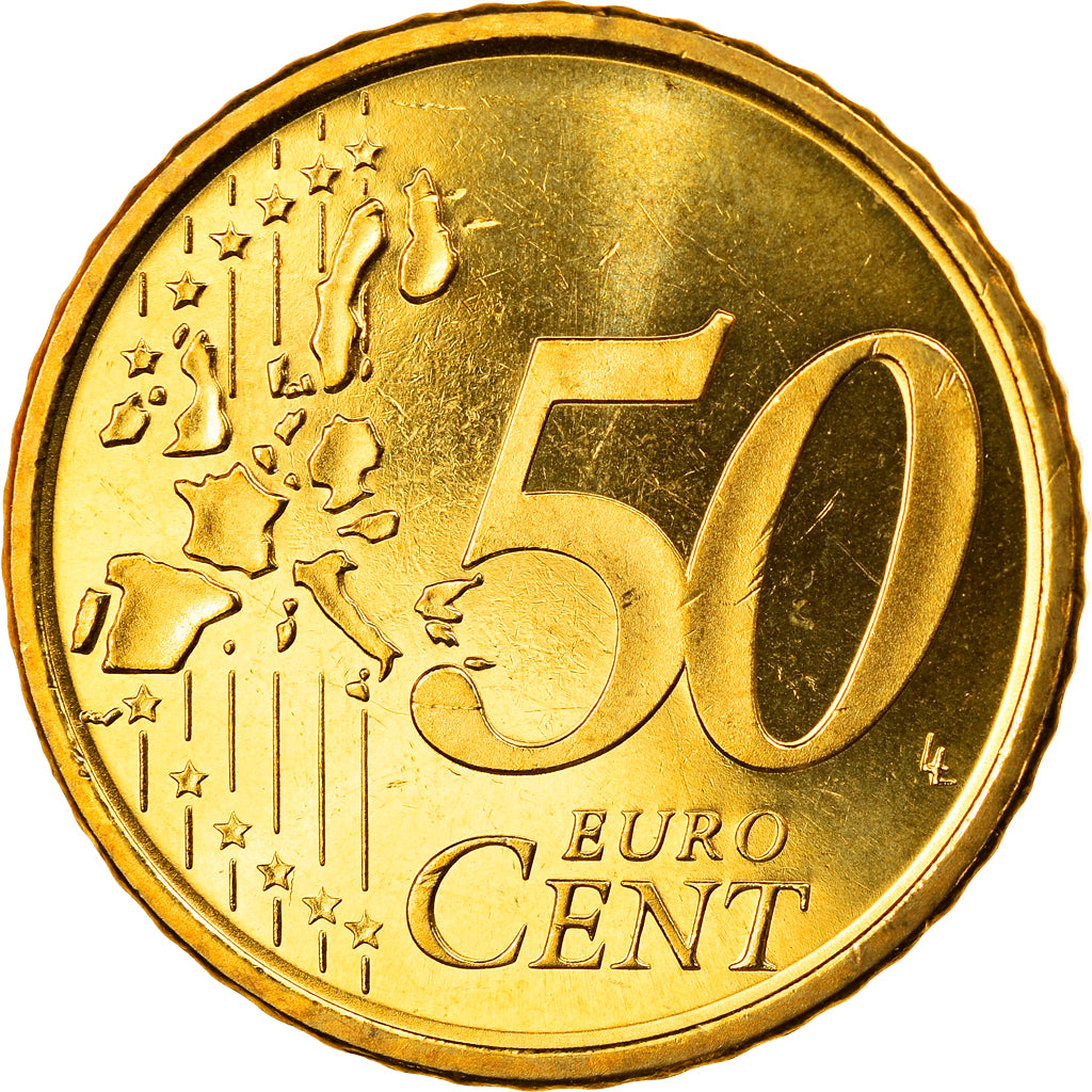 Spanien, 50 Euro Cent, 2006, Madrid, STGL, Messing, KM:1045