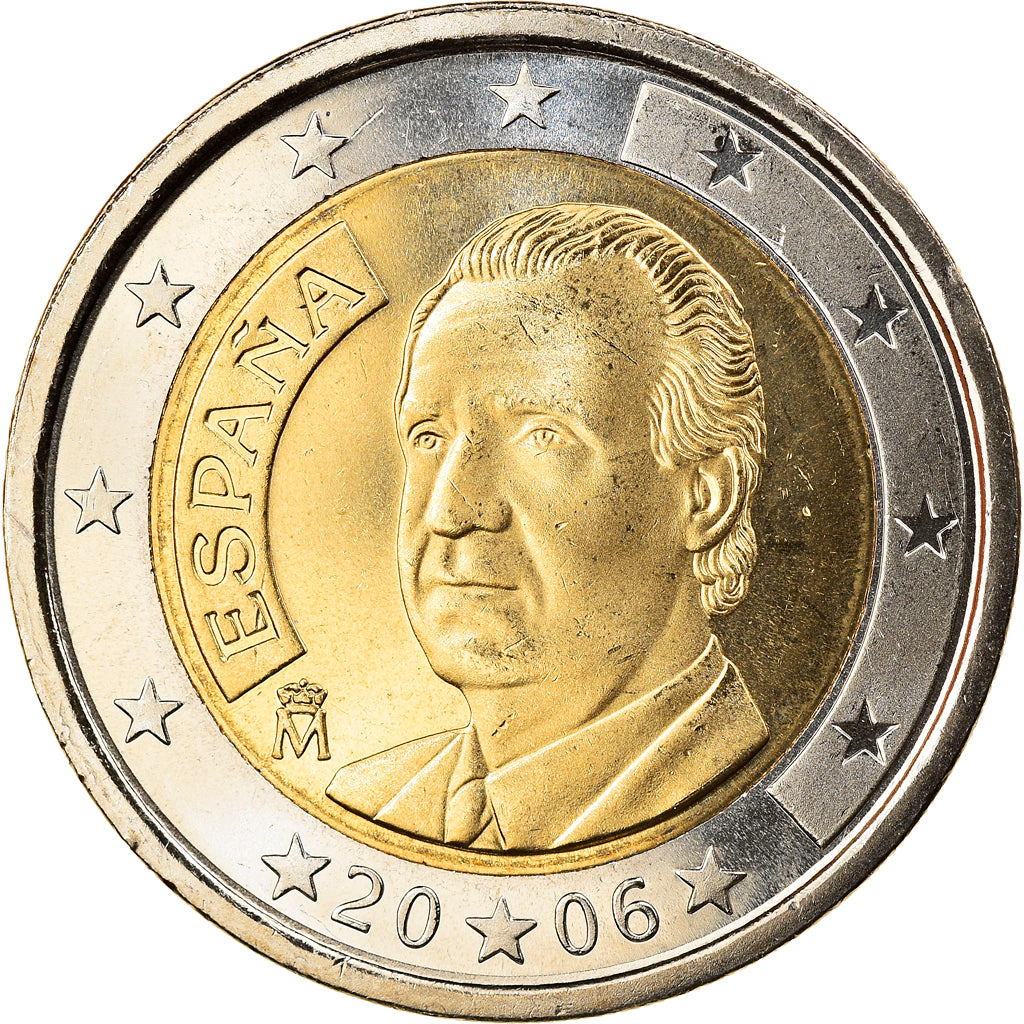 Spain, 2 Euro, 2006, Madrid, MS(65-70), Bi-Metallic, KM:1047