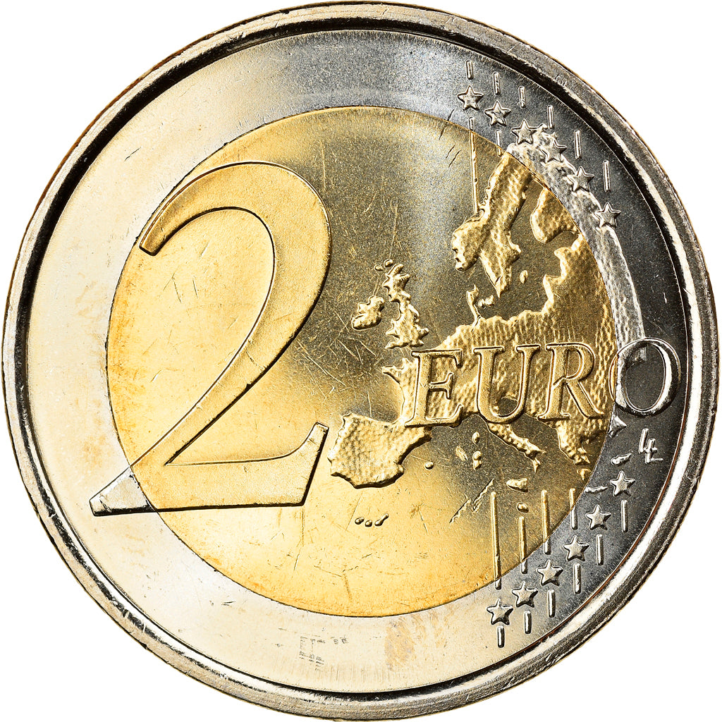 Spain, 2 Euro, 2007, Madrid, MS(65-70), Bi-Metallic, KM:1074