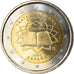 Spain, 2 Euro, Traité de Rome 50 ans, 2007, Madrid, MS(65-70), Bi-Metallic