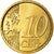 Spain, 10 Euro Cent, 2009, Madrid, MS(65-70), Brass, KM:1070