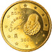 Spain, 50 Euro Cent, 2009, Madrid, MS(65-70), Brass, KM:1072