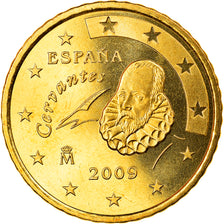 Spagna, 50 Euro Cent, 2009, Madrid, FDC, Ottone, KM:1072