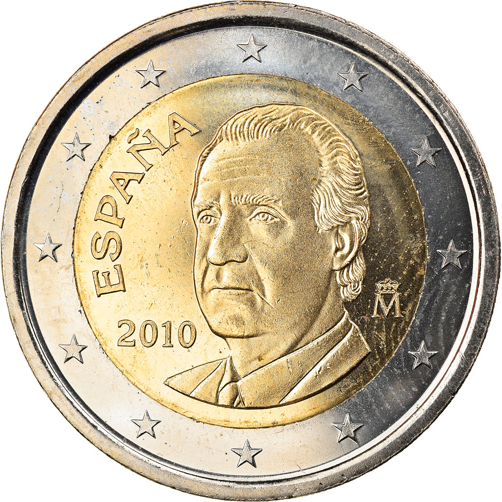 Spain, 2 Euro, 2010, Madrid, MS(65-70), Bi-Metallic, KM:1151