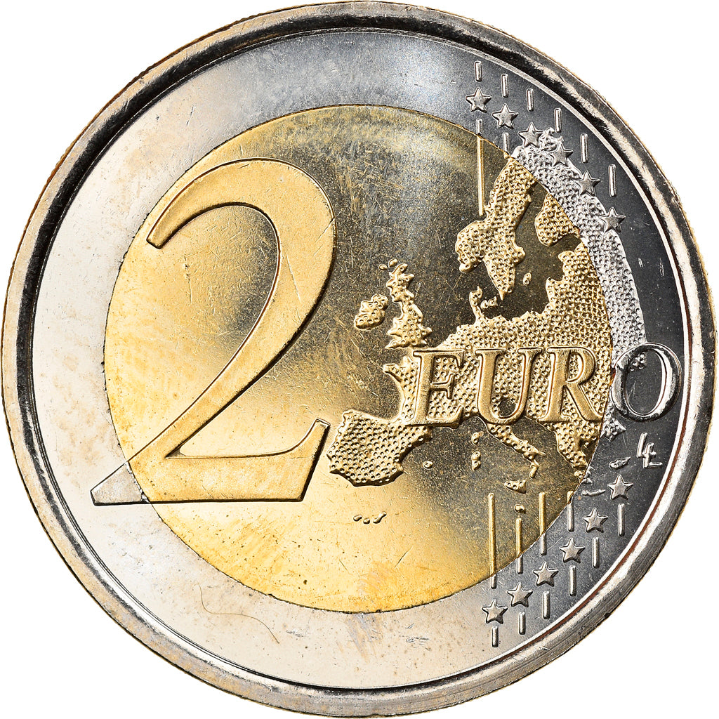 Spain, 2 Euro, 2010, Madrid, MS(65-70), Bi-Metallic, KM:1151