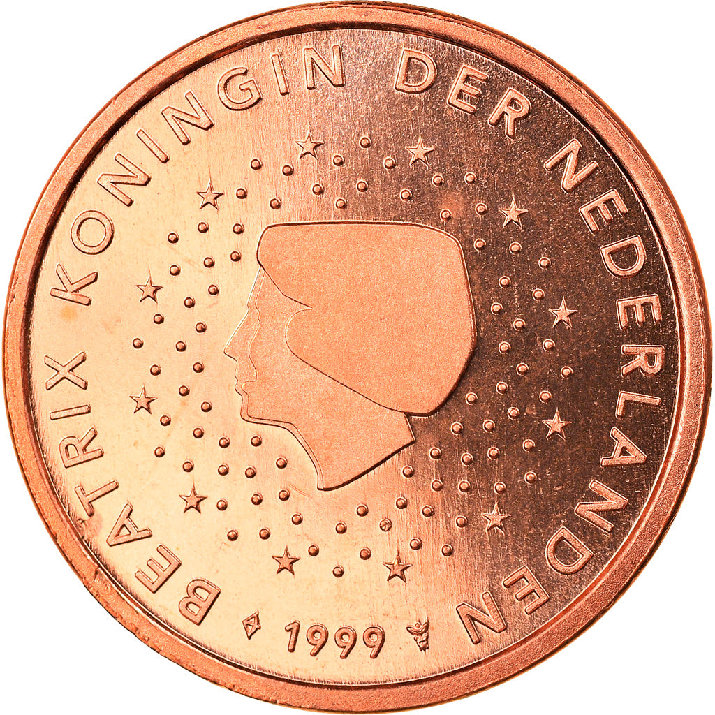 Netherlands, 5 Euro Cent, 1999, Utrecht, MS(65-70), Copper Plated Steel, KM:236