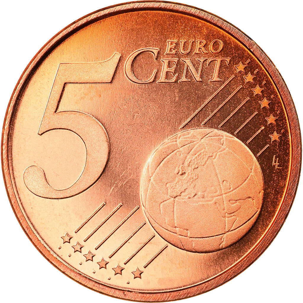 Netherlands, 5 Euro Cent, 1999, Utrecht, MS(65-70), Copper Plated Steel, KM:236
