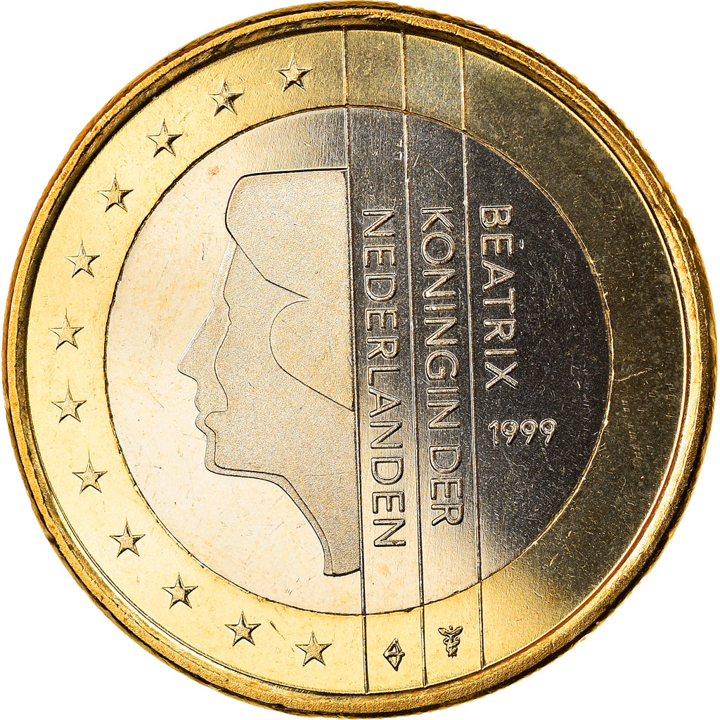 Netherlands, Euro, 1999, Utrecht, MS(65-70), Bi-Metallic, KM:240