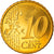 Niederlande, 10 Euro Cent, 2001, Utrecht, STGL, Messing, KM:237