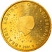 Netherlands, 50 Euro Cent, 2001, Utrecht, MS(65-70), Brass, KM:239