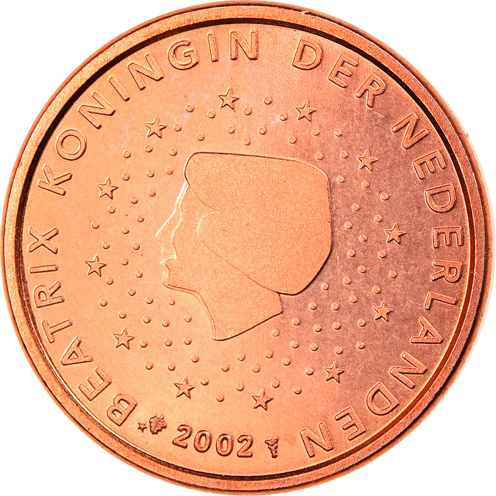 Netherlands, Euro Cent, 2002, Utrecht, MS(65-70), Copper Plated Steel, KM:234