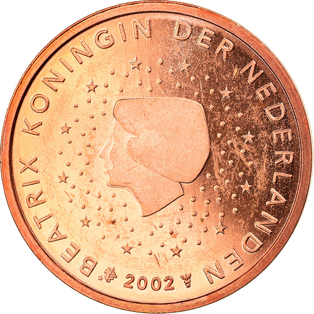 Netherlands, 2 Euro Cent, 2002, Utrecht, MS(65-70), Copper Plated Steel, KM:235