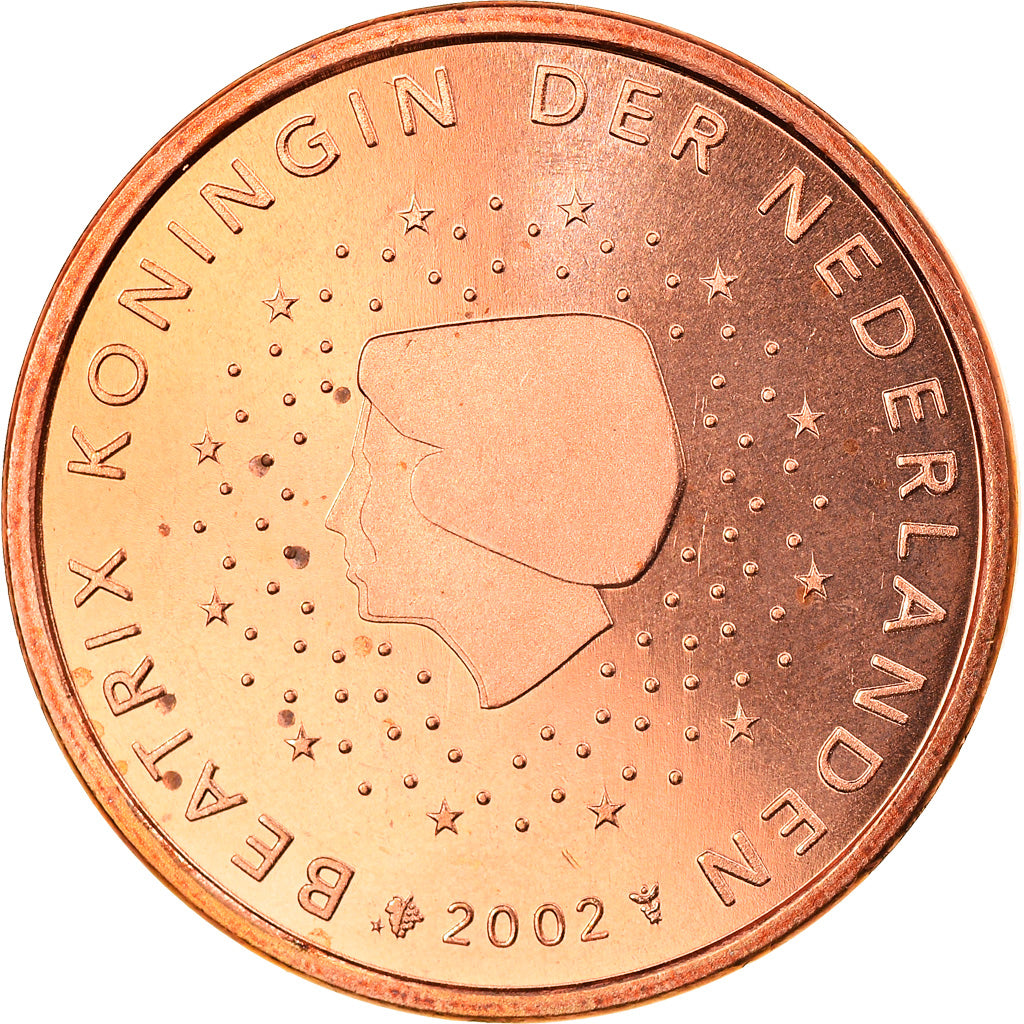 Netherlands, 5 Euro Cent, 2002, Utrecht, MS(65-70), Copper Plated Steel, KM:236