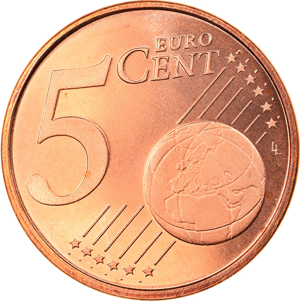 Netherlands, 5 Euro Cent, 2002, Utrecht, MS(65-70), Copper Plated Steel, KM:236
