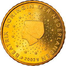 Holandia, 10 Euro Cent, 2002, Utrecht, MS(65-70), Mosiądz, KM:237