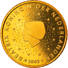 Netherlands, 50 Euro Cent, 2002, Utrecht, MS(65-70), Brass, KM:239