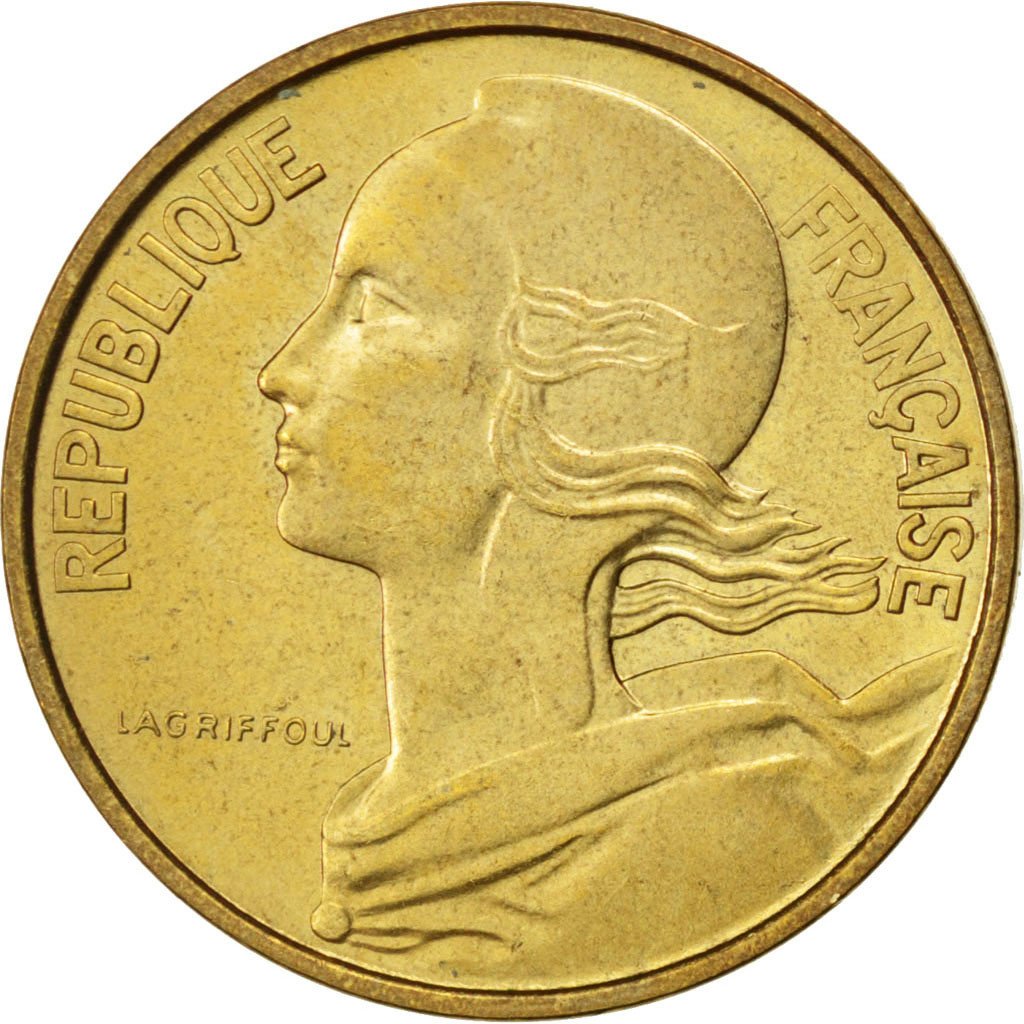 FRANCE, Marianne, 10 Centimes, 1965, Paris, KM #929, MS(60-62),...