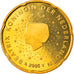 Niederlande, 20 Euro Cent, 2005, Utrecht, STGL, Messing, KM:238