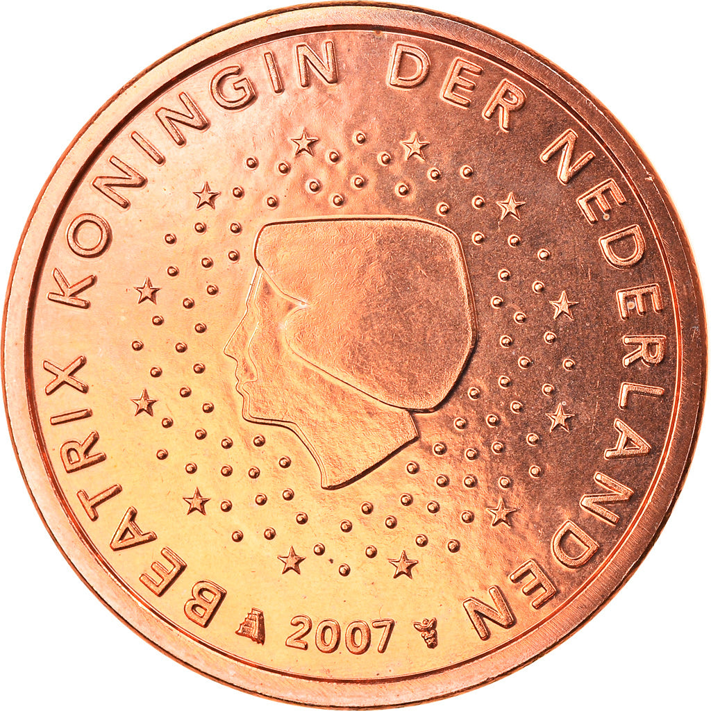 Niederlande, 5 Euro Cent, 2007, Utrecht, STGL, Copper Plated Steel, KM:236