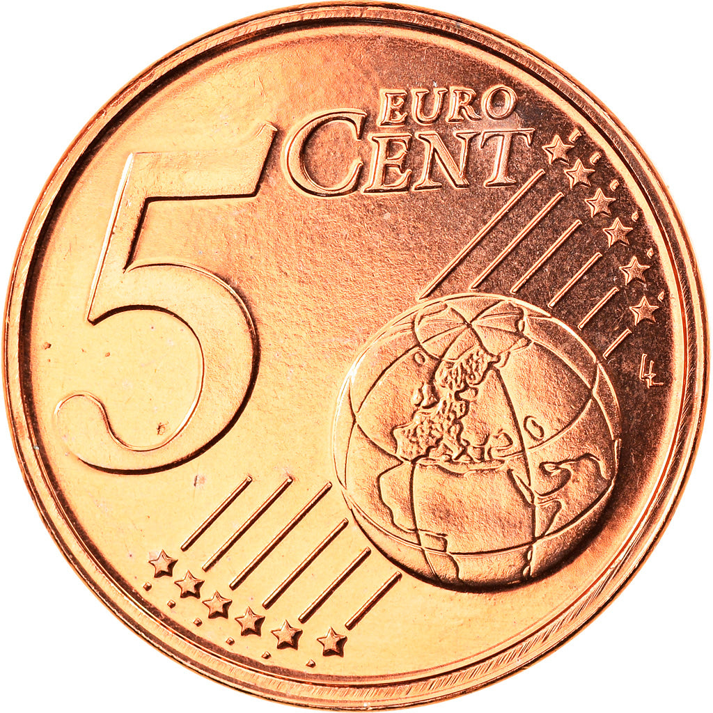 Niederlande, 5 Euro Cent, 2007, Utrecht, STGL, Copper Plated Steel, KM:236