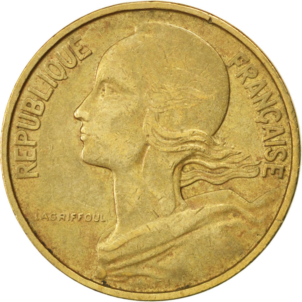 FRANCE, Marianne, 10 Centimes, 1966, Paris, KM #929, EF(40-45),...
