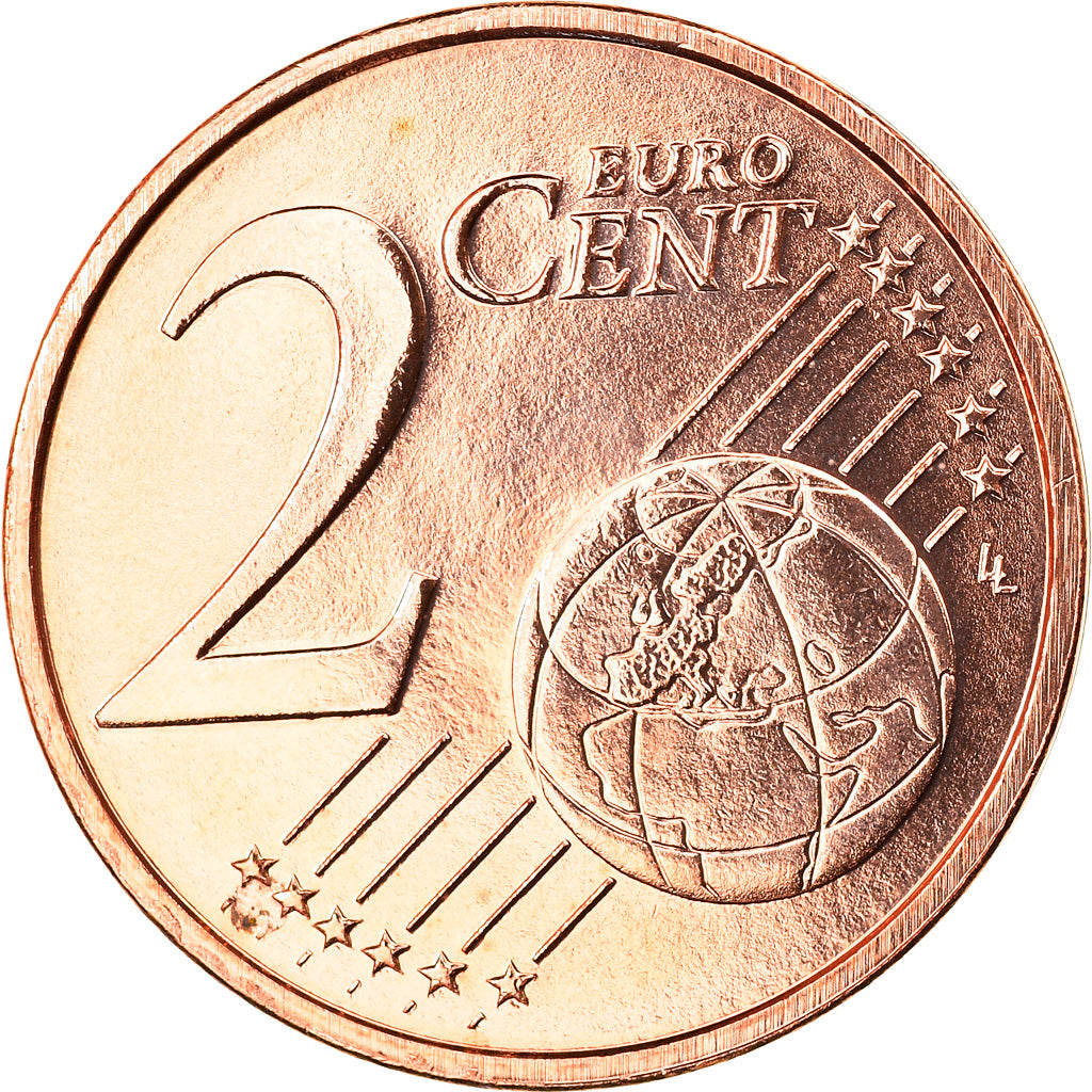 Niederlande, 2 Euro Cent, 2008, Utrecht, STGL, Copper Plated Steel, KM:235