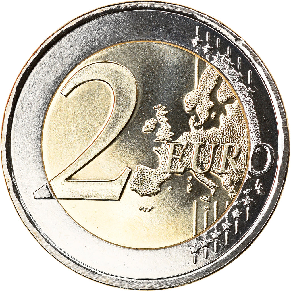 Netherlands, 2 Euro, 2008, Utrecht, MS(65-70), Bi-Metallic, KM:272