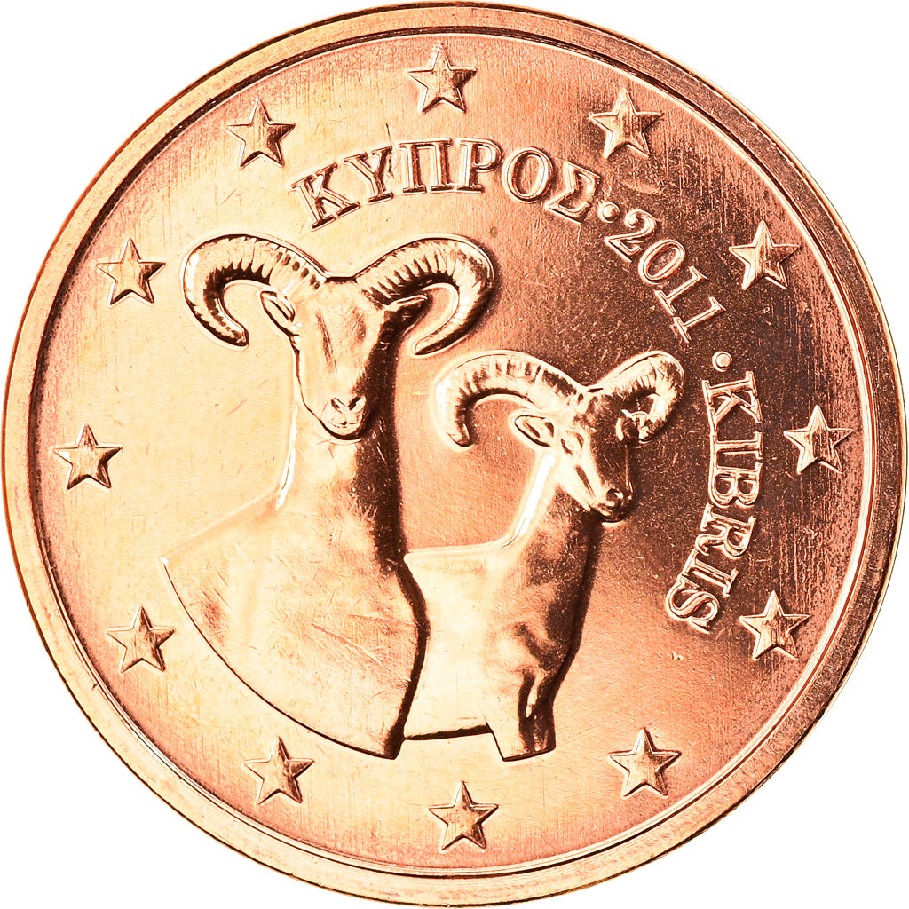 Cyprus, 2 Euro Cent, 2011, FDC, Copper Plated Steel, KM:79
