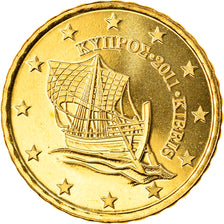 Cipro, 10 Euro Cent, 2011, FDC, Ottone, KM:81