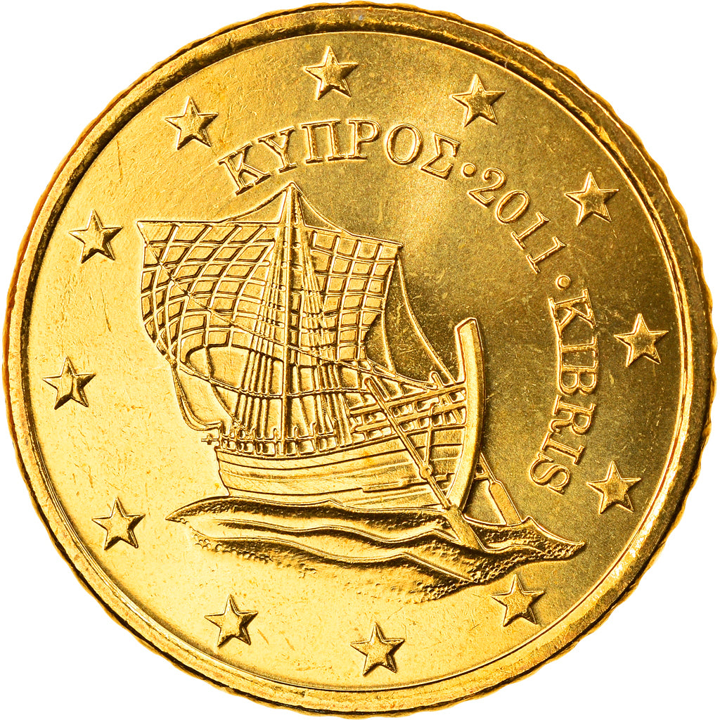 Cipro, 50 Euro Cent, 2011, FDC, Ottone, KM:83