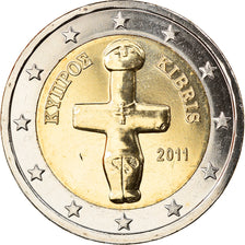 Cipro, 2 Euro, 2011, FDC, Bi-metallico, KM:85