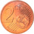 Griechenland, 2 Euro Cent, 2010, Athens, STGL, Copper Plated Steel, KM:182