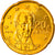 Grécia, 20 Euro Cent, 2010, MS(65-70), Latão, KM:212