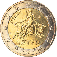 Grecia, 2 Euro, 2010, Athens, FDC, Bi-metallico, KM:215
