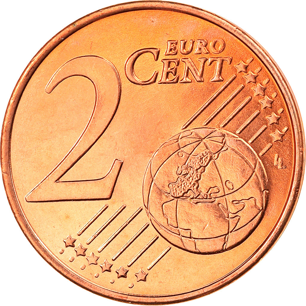 Griekenland, 2 Euro Cent, 2002, Athens, FDC, Copper Plated Steel, KM:182