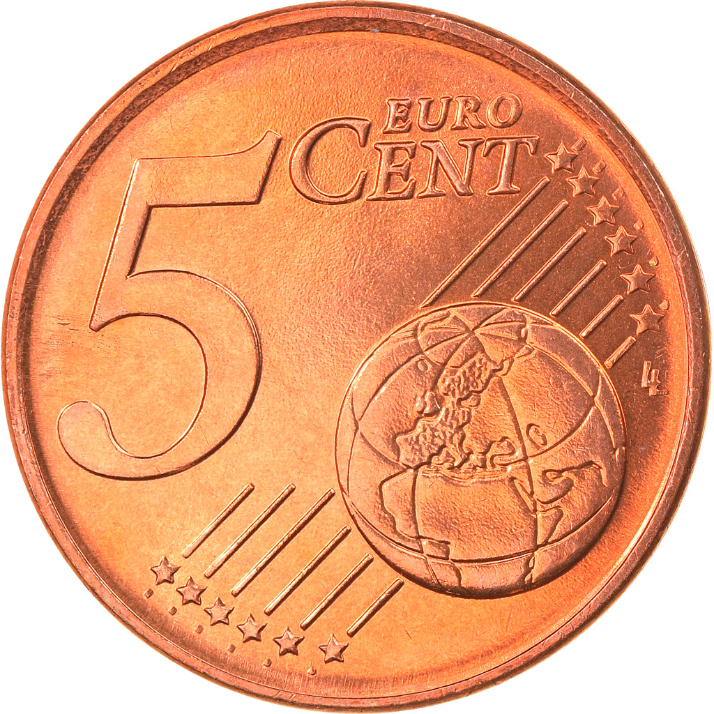 Griekenland, 5 Euro Cent, 2002, Athens, FDC, Copper Plated Steel, KM:183