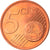 Grécia, 5 Euro Cent, 2002, Athens, MS(65-70), Aço Cromado a Cobre, KM:183